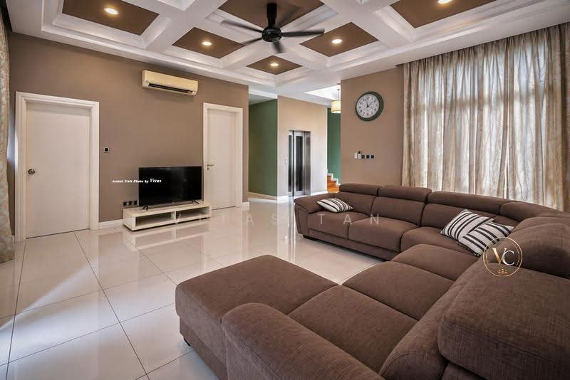 Semi-Detached House for Sale in Setia Eco Park (Setia Alam) - Vitas Tan - Living Room - PropertyGuru.com.my
