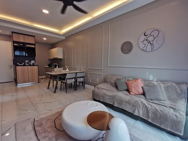 Service Residence for Sale at Cubic Botanical - Vivianie Chee - Living Room - PropertyGuru.com.my