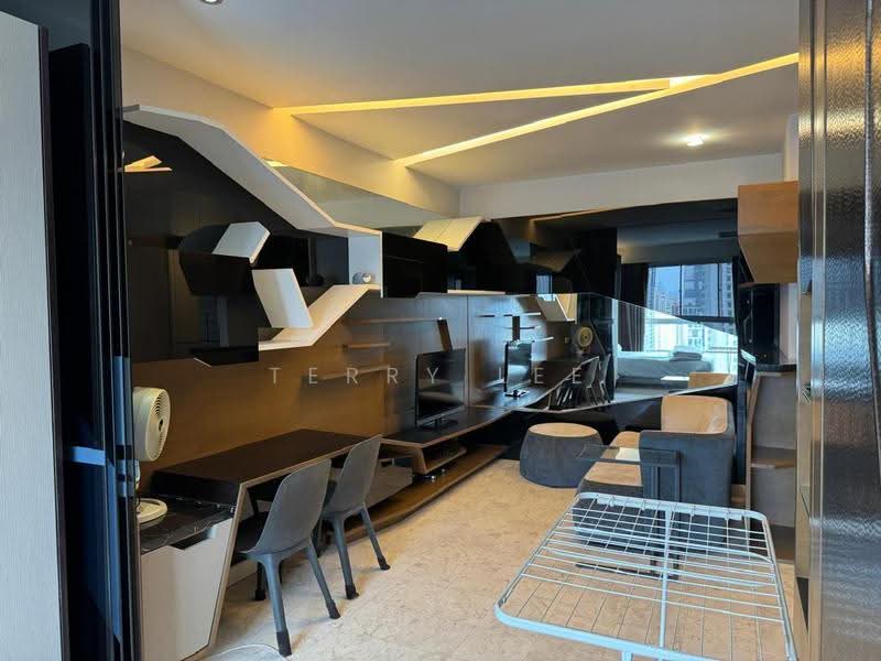 Kediaman Servis untuk Dijual di Verve Suites - Terry Lee - Living Room - PropertyGuru.com.my