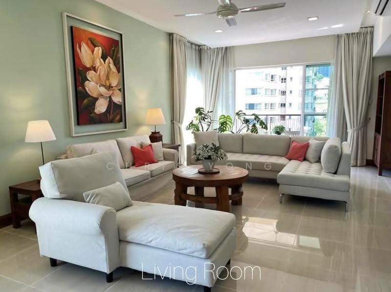 Condominium for Rent at Mont Kiara Aman - Chris Yong - Living Room - PropertyGuru.com.my