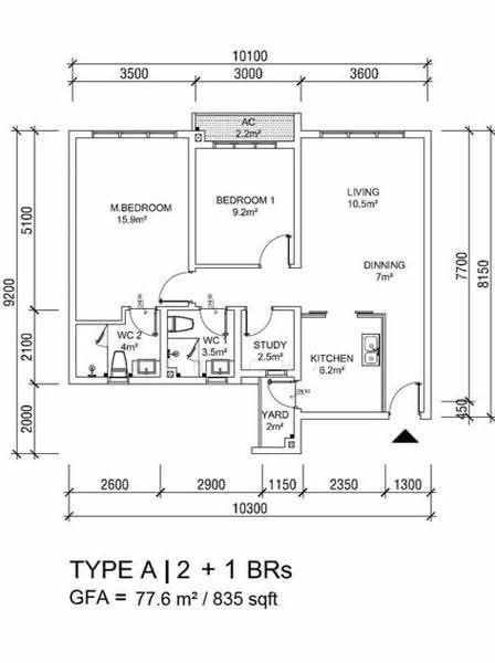 Kediaman Servis untuk Dijual di Crescent Bay Suites (Teluk Bayu) - Ken Chai - Master Bedroom - PropertyGuru.com.my