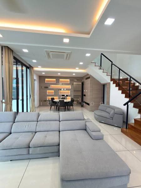 Rumah Kluster untuk Disewa di Taman Adda Heights (Tebrau) - Fion Choo - Living Room - PropertyGuru.com.my