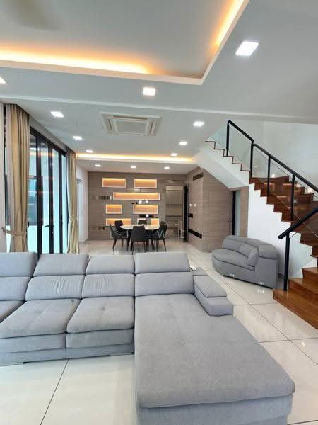 Rumah Kluster untuk Disewa di Taman Adda Heights (Tebrau) - Li Wei - Living Room - PropertyGuru.com.my