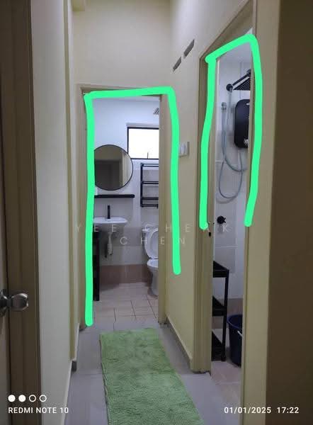 Kediaman Servis untuk Disewa di Casa Subang - Yee Cheak Chen - Bathroom - PropertyGuru.com.my