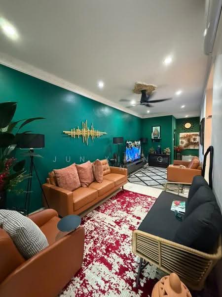 Rumah Teres 1-Tingkat untuk Dijual di Taman Kempas Indah (Tebrau) - Jun Xiong Tan - Living Room - PropertyGuru.com.my