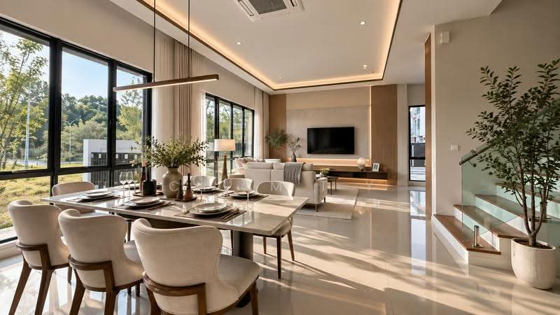Semi-Detached House for Sale in Horizon Hills (Iskandar Puteri (Nusajaya)) - Chiam T Y - Dining Room - PropertyGuru.com.my