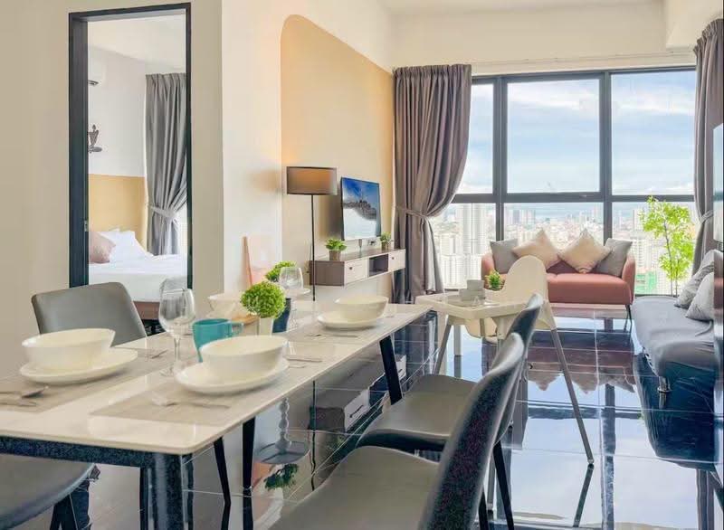 Kediaman Servis untuk Disewa di Urban Suites - Louis Chuah - Living Room - PropertyGuru.com.my