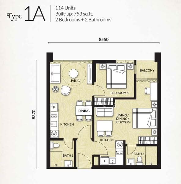 Kediaman Servis untuk Disewa di Residensi Estetik 8 (Est8) - Jane Lai - PropertyGuru.com.my