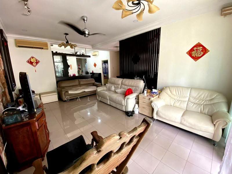 Rumah Berkembar untuk Dijual di Taman Impian Emas (Skudai) - Calvin Lee - Living Room - PropertyGuru.com.my