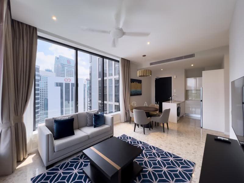 Kediaman Servis untuk Dijual di Pavilion Ceylon Hill - Zach Gan - Living Room - PropertyGuru.com.my