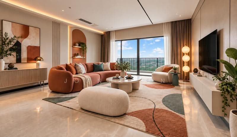 Condominium for Sale at Aosis Mont Kiara - Joanne Tan - Living Room - PropertyGuru.com.my