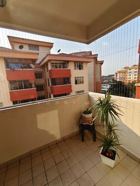 Pangsapuri untuk Dijual di Villa Bestari Apartment - Yvonne Lim - Balcony - PropertyGuru.com.my