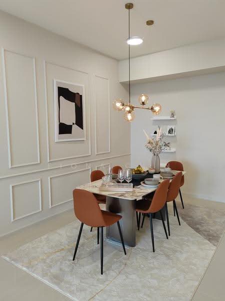 Kediaman Servis untuk Dijual di Residensi Solaris Parq - Fiona Chin - Dining Room - PropertyGuru.com.my