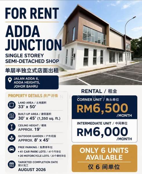 Retail Space for Rent in Johor Bahru (Johor) - Wennes Go - Exterior - PropertyGuru.com.my