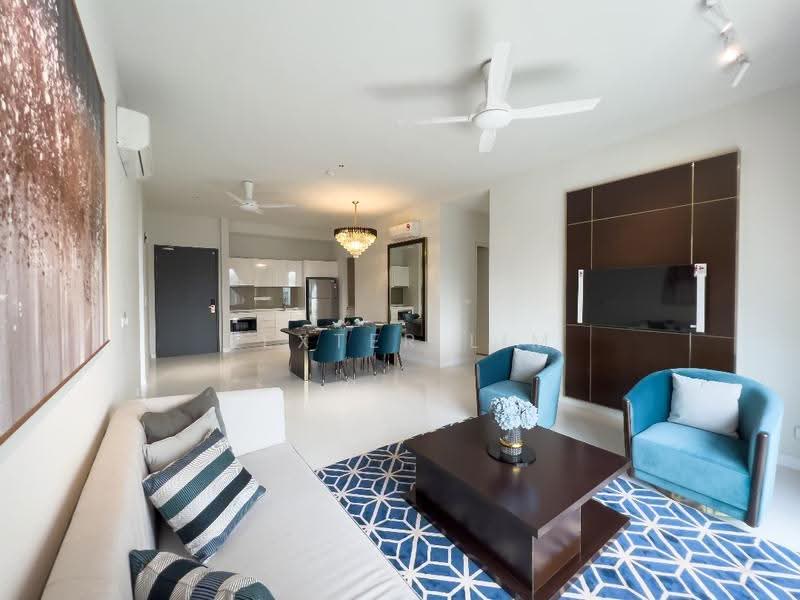 Kediaman Servis untuk Disewa di Mayfair Residences @ Pavilion Embassy - Dexter Lim - Living Room - PropertyGuru.com.my