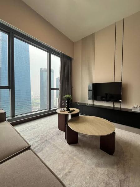 Kediaman Servis untuk Dijual di Core Residence @ TRX - Louis Chen - Living Room - PropertyGuru.com.my
