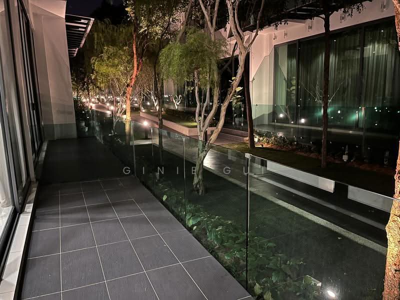 3-storey Terraced House for Sale in Taman Nusaputra Timur (Puchong) - Ginie Gui - Linear Garden (night view) - PropertyGuru.com.my