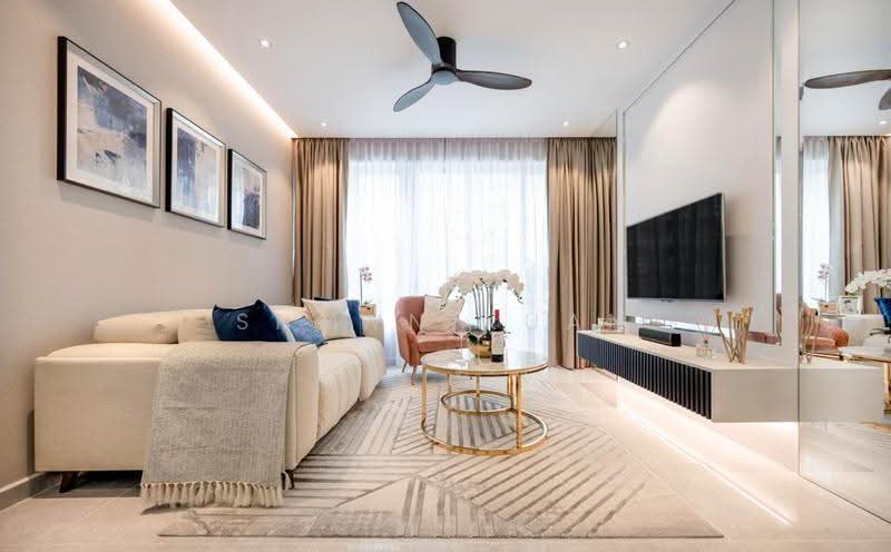 Condominium for Sale at ALIX Residences - Shawn Kuan - Living Room - PropertyGuru.com.my