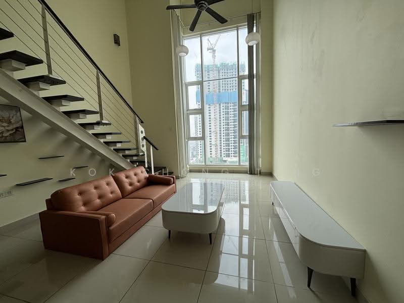 Service Residence for Rent at The Scott Garden SOHO - Kok Chong Tang - Living Room - PropertyGuru.com.my