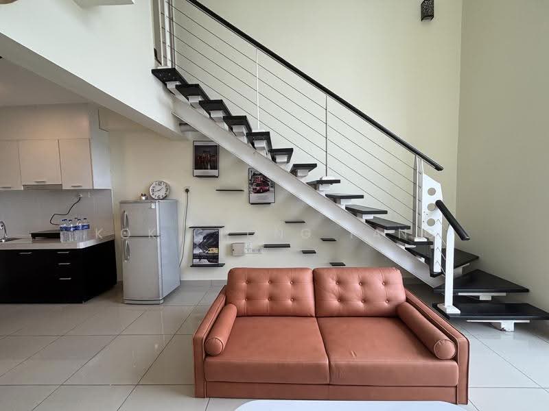 Service Residence for Rent at The Scott Garden SOHO - Kok Chong Tang - Living Room - PropertyGuru.com.my