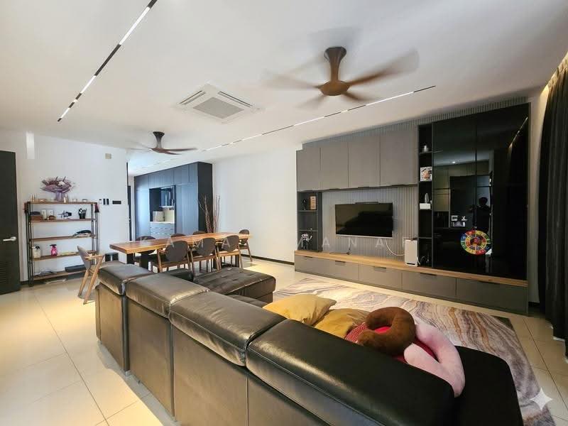Rumah Teres 3-Tingkat untuk Dijual di Tropicana Heights (Kajang) - Kamal Manaf - Living Room - PropertyGuru.com.my