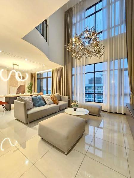 Service Residence for Sale at Molek Regency - Ken Chai - Living Room - PropertyGuru.com.my