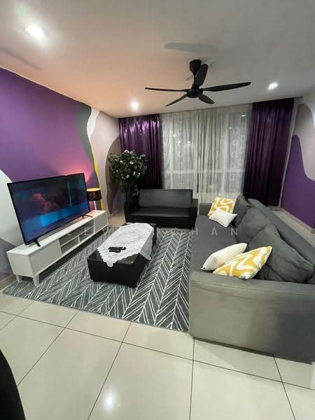 Kediaman Servis untuk Disewa di The Loft @ ZetaPark - Levis Chan - Living Room - PropertyGuru.com.my