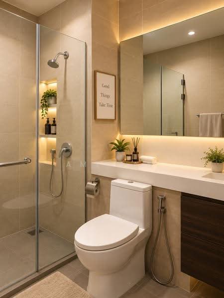 Kediaman Servis untuk Dijual di One One Eight (118 @ Island Plaza) - Amy Tan - Bathroom - PropertyGuru.com.my