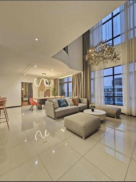 Service Residence for Sale at Molek Regency - Healer Lau - Living Room - PropertyGuru.com.my