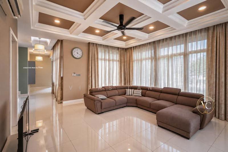 Semi-Detached House for Rent in Setia Eco Park (Setia Alam) - Vitas Tan - Living Room - PropertyGuru.com.my