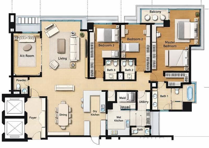 Service Residence for Sale at Binjai Residency - Louis Chen - PropertyGuru.com.my
