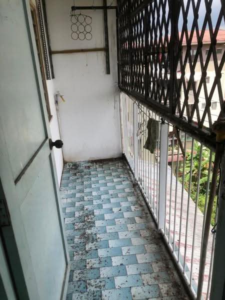 Flat for Sale at Seksyen 4 Wangsa Maju Flat Block A - Den Lam - Balcony - PropertyGuru.com.my