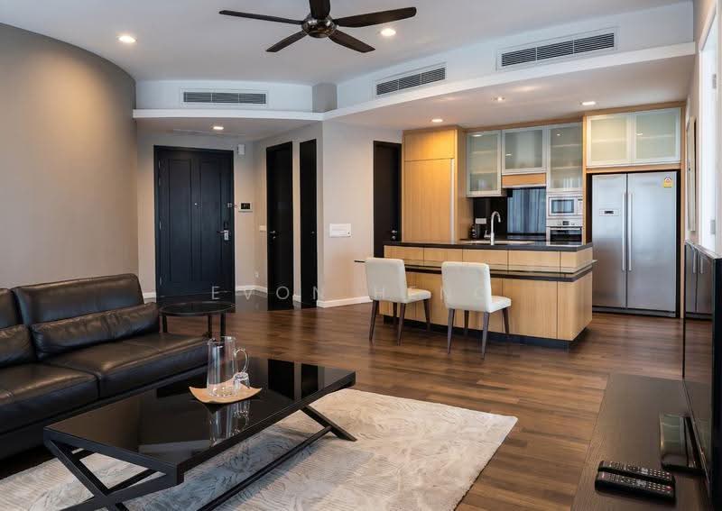 Service Residence for Rent at St Mary Residences - Evon Heng - Living Room - PropertyGuru.com.my