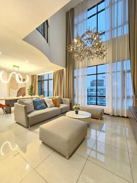 Service Residence for Sale at Molek Regency - Serene Teh - Living Room - PropertyGuru.com.my