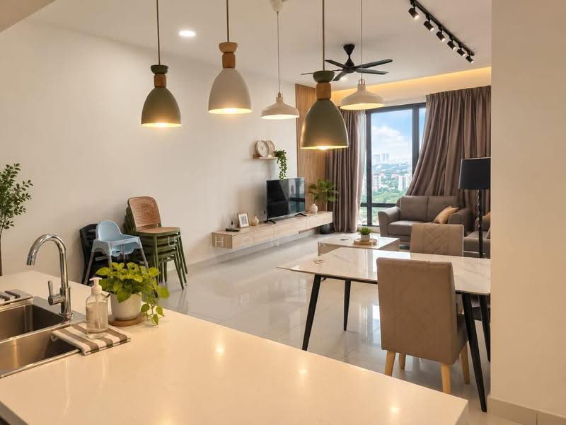 Service Residence for Sale at Southkey Mosaic - U Hon Kun - Living Room - PropertyGuru.com.my