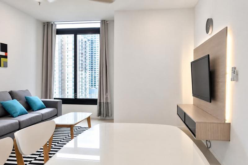 Service Residence for Rent at Arcoris SOHO - Bella Cheah - Living Room - PropertyGuru.com.my