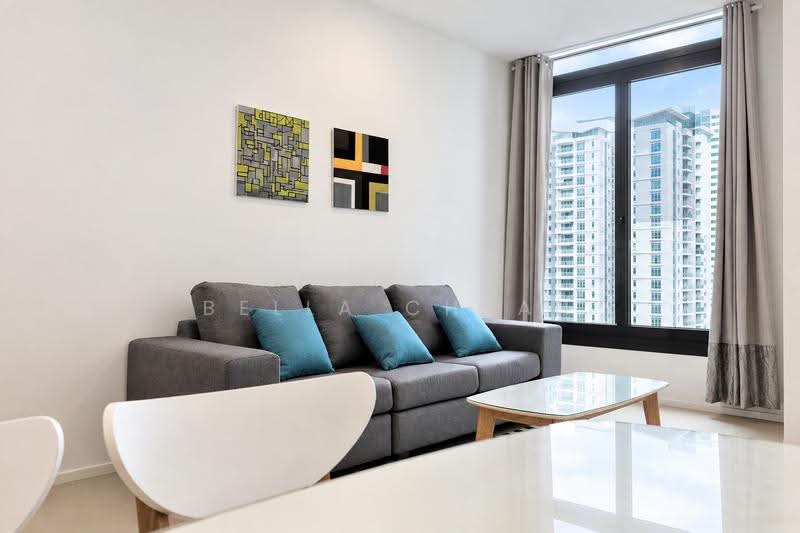 Service Residence for Rent at Arcoris SOHO - Bella Cheah - Living Room - PropertyGuru.com.my
