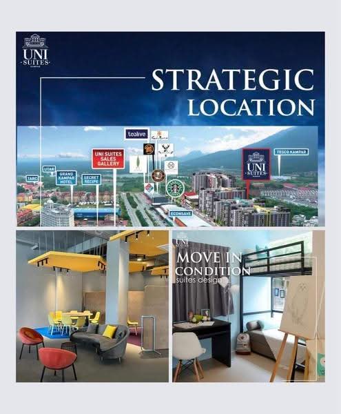 Kediaman Servis untuk Disewa di UniSuites @ Kampar - Gil Chin - Bedroom - PropertyGuru.com.my
