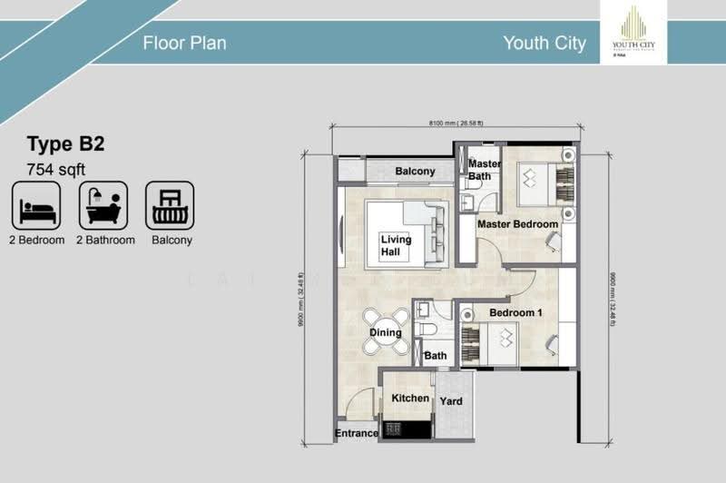 Kediaman Servis untuk Disewa di YOUTH CITY - Lai Mee Sum - PropertyGuru.com.my
