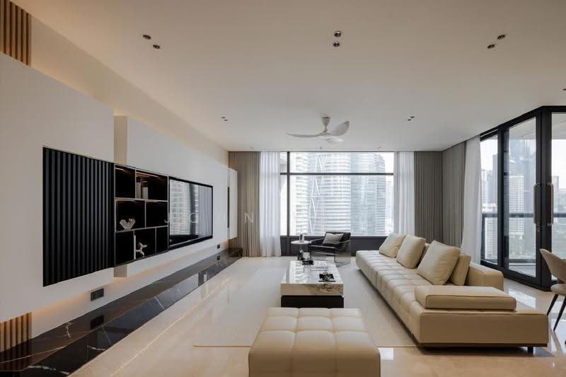 Kondominium untuk Dijual di Condominium @ The Troika - John Yong - Living Room - PropertyGuru.com.my