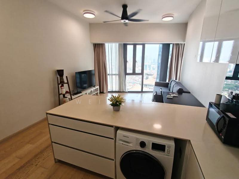 Service Residence for Rent at Star Residences Two - Weis Oon - Living Room - PropertyGuru.com.my