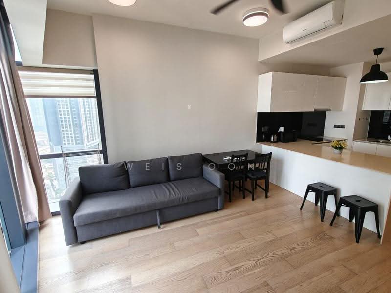 Service Residence for Rent at Star Residences Two - Weis Oon - Living Room - PropertyGuru.com.my