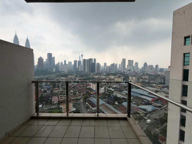 Service Residence for Rent at Setia SKY Residences - Weis Oon - Balcony - PropertyGuru.com.my