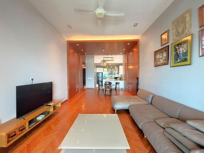 Kediaman Servis untuk Dijual di Straits Quay (The Suites at Waterside) - Chris Teoh - Living Room - PropertyGuru.com.my