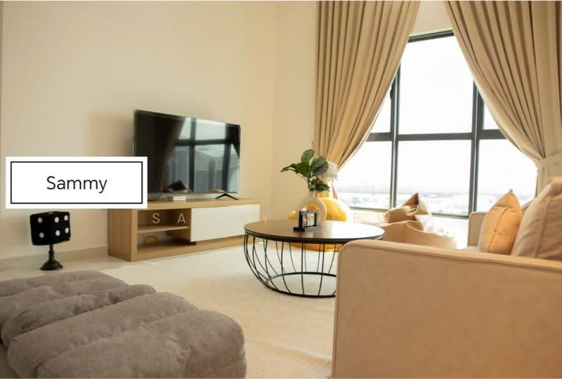 Service Residence for Sale at Sinaran @ Utropolis - Sammy Tiew - Living Room - PropertyGuru.com.my