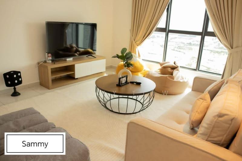 Service Residence for Sale at Sinaran @ Utropolis - Sammy Tiew - Living Room - PropertyGuru.com.my