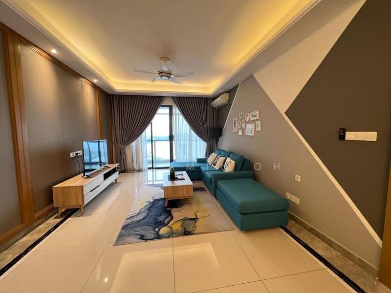 Service Residence for Sale at R&F Princess Cove Phase 1 - Benjamin Oh - Living Room - PropertyGuru.com.my