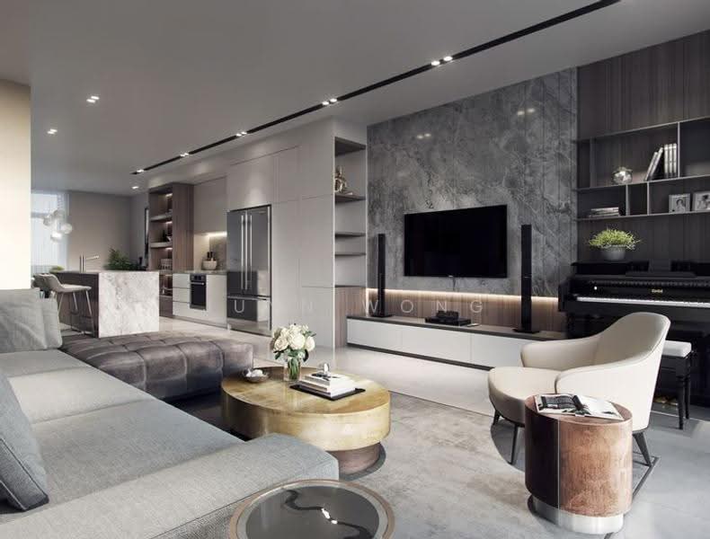Kediaman Servis untuk Disewa di Jendela Residences - Junn Wong - Living Room - PropertyGuru.com.my