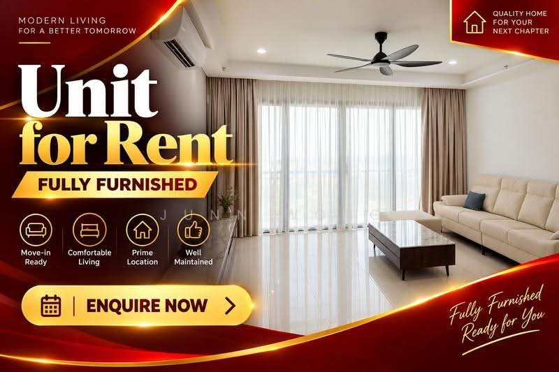 Kediaman Servis untuk Disewa di Jendela Residences - Junn Wong - Living Room - PropertyGuru.com.my