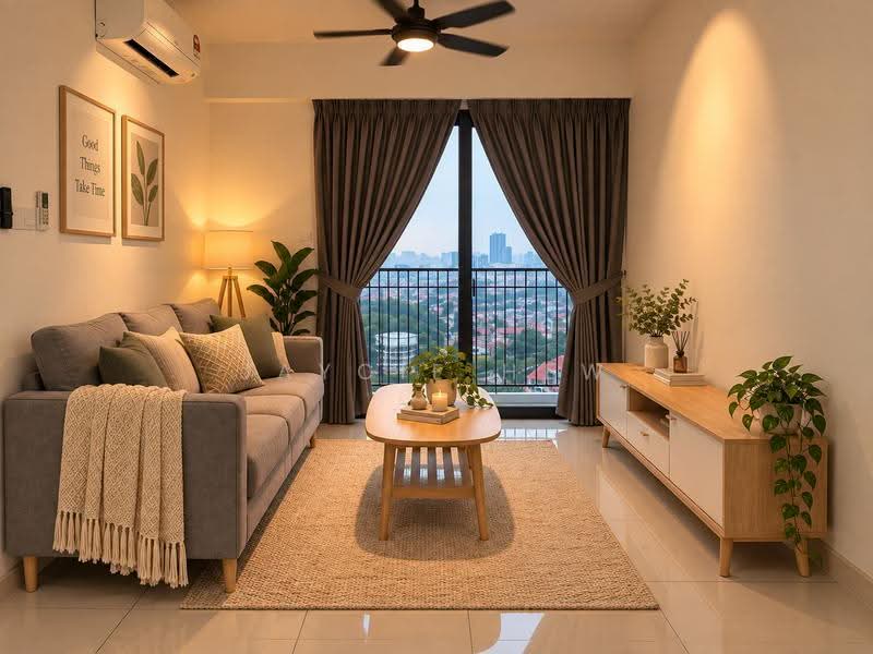 Service Residence for Rent at Aster Hill - Jaycie Hew - Living Room - PropertyGuru.com.my